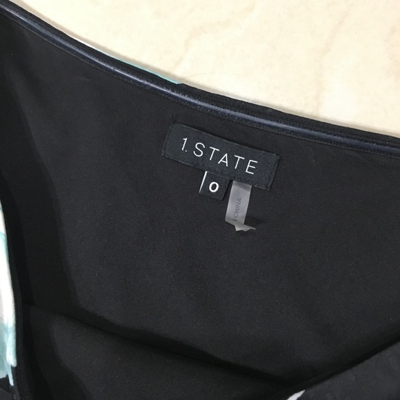 1. State One shoulder Mini Dress. Size 0 - Picture 7 of 8